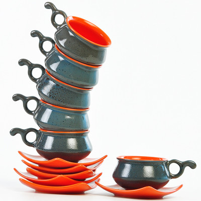 

cultural concepts Ceramic(Orange, Blue)