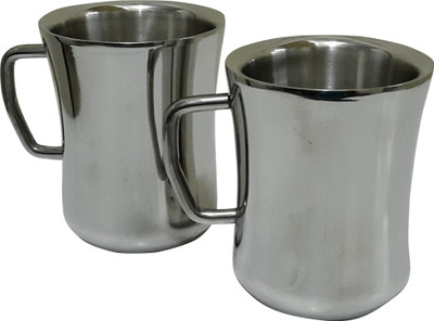 28% OFF on Dynore Set of 2 Double Wall Dhol Mugs Stainless Steel(Steel, Pack of 2) 28% OFF on Dynore Set of 2 Double Wall Dhol Mugs Stainless Steel(Steel, Pack of 2)