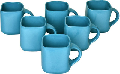 

VarEesha Ceramic(Blue, Pack of 6)