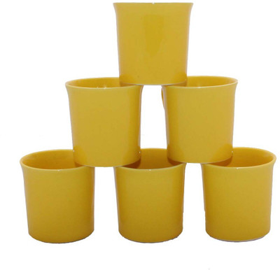

Aarzool Ceramic(Yellow, Pack of 6)