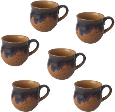 

Indeasia Srijan Stoneware(Multicolor, Pack of 6)