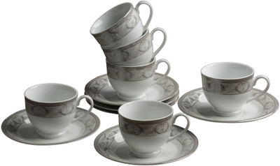 

Aditya Porcelain(White, Pack of 12)