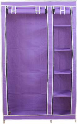 

Novatic Carbon Steel Collapsible Wardrobe(Finish Color - Purple)