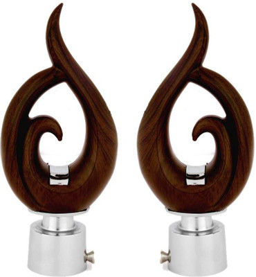 

Shyam Interior Brown Rod Rail Bracket(Pack of 2)