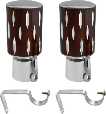 

JAKABA Brown Curtain Knobs(Pack of 4)