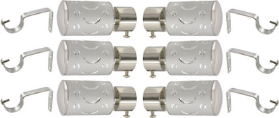 

Hans Enterprise Silver Curtain Knobs(Pack of 12)