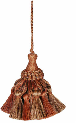36% OFF on Tophome.in Brown, Orange Tassels(Pack of 6)