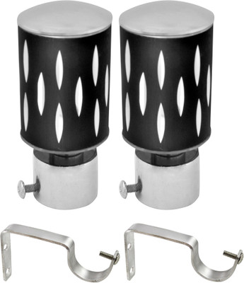 

Hans Enterprise Black Curtain Knobs(Pack of 4)