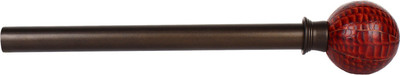 

The Decor Mart Brown Curtain Knobs(Pack of 1)