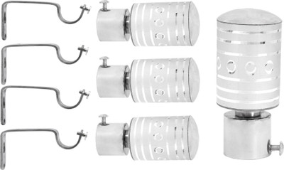 

S Decor Silver Curtain Knobs