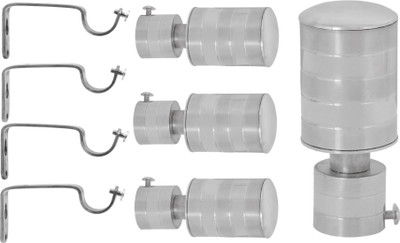

S Decor Silver Curtain Knobs