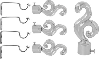 

S Decor Silver Curtain Knobs