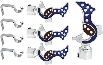 

JAKABA Blue Curtain Knobs(Pack of 8)