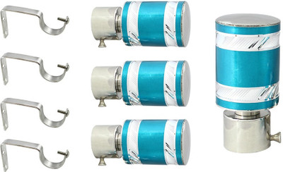 

JAKABA Blue Curtain Knobs(Pack of 8)
