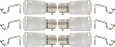 

Hans Enterprise Silver Curtain Knobs(Pack of 12)