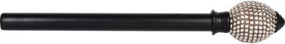 

The Decor Mart Black Curtain Knobs(Pack of 5)