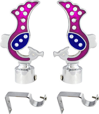 

JAKABA Pink, Blue Curtain Knobs(Pack of 4)