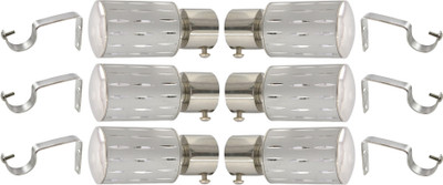 

Hans Enterprise Silver Curtain Knobs(Pack of 12)