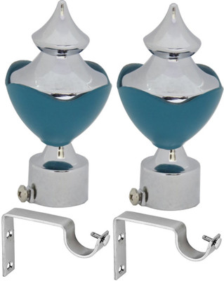 

Easyhome Furnish Blue, Silver Rod Rail Bracket