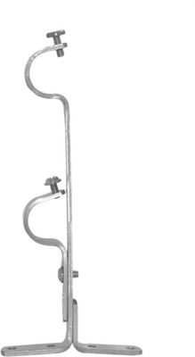 

S Decor Silver Rod Rail Bracket