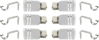 

Hans Enterprise Silver Curtain Knobs(Pack of 12)