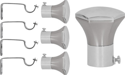 

S Decor Silver Curtain Knobs