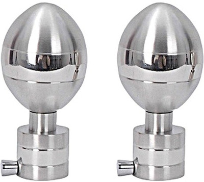 

HOMEDECORHD Silver Curtain Knobs(Pack of 2)