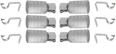 

Hans Enterprise Silver Curtain Knobs(Pack of 12)