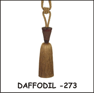 Tophome.in Brown Tieback Hook(Pack of 2)