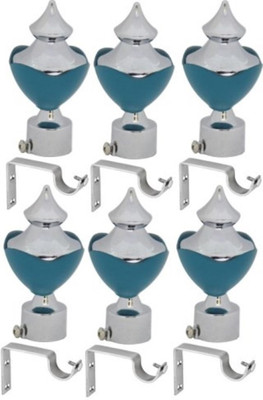 

Easyhome Furnish Blue, Silver Rod Rail Bracket