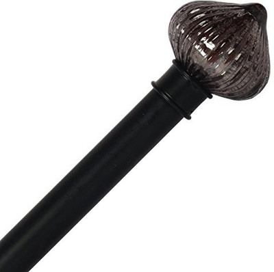 

The Decor Mart Black Curtain Knobs(Pack of 2)