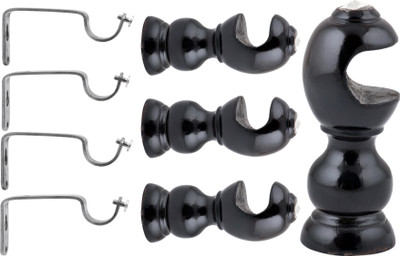 

S Decor Black Rod Rail Bracket