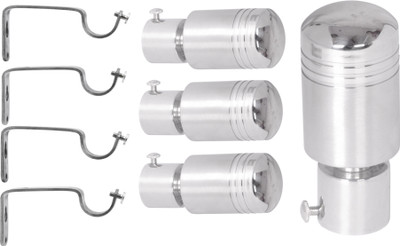 

S Decor Silver Rod Rail Bracket