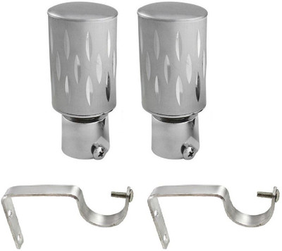

Hans Enterprise Silver Curtain Knobs(Pack of 4)