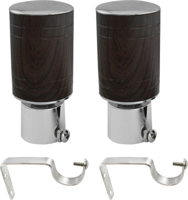 

JAKABA Brown Curtain Knobs(Pack of 4)