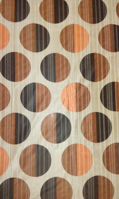 Cortina 20018 Curtain Fabric(Rust, 8 m)