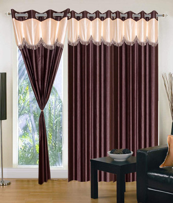 

JT International 213.36 cm (7 ft) Polyester Door Curtain (Pack Of 2)(Printed, Multicolor)