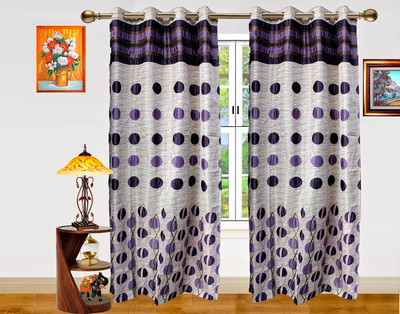 2% OFF on Dekor World Door Curtain 215 cm (7 ft) Pack of 2(Geometric Purple) 2% OFF on Dekor World Door Curtain 215 cm (7 ft) Pack of 2(Geometric Purple)