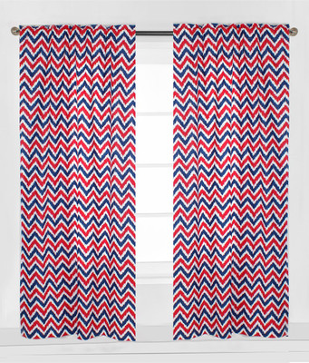 

Bacati 106.48 cm (3 ft) Cotton Window & Door Curtain (Pack Of 2)(Geometric, Multicolor)