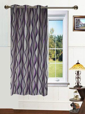 10% OFF on Dekor World 150 cm (5 ft) Polyester Window Curtain Single Curtain(Floral, Purple) 10% OFF on Dekor World 150 cm (5 ft) Polyester Window Curtain Single Curtain(Floral, Purple)