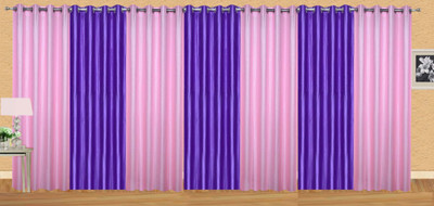 

Stella Creations 214 cm (7 ft) Polyester Door Curtain (Pack Of 7)(Solid, Pink, Purple)