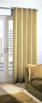 

Skipper 244 cm (8 ft) Polyester Door Curtain Single Curtain(Abstract, Lime/Grey)