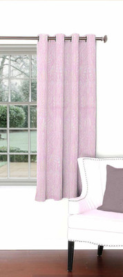 

Skipper 153 cm (5 ft) Blends Window Curtain Single Curtain(Motif, Pink)