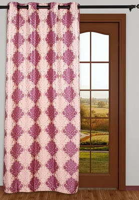 

Zesture 211 cm (7 ft) Polyester Door Curtain (Pack Of 2)(Motif, Multicolor)