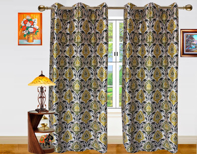 8% OFF on Dekor World 215 cm (7 ft) Polyester Door Curtain (Pack Of 2)(Motif, Green) 8% OFF on Dekor World 215 cm (7 ft) Polyester Door Curtain (Pack Of 2)(Motif, Green)