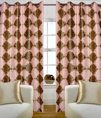

Zesture 211 cm (7 ft) Polyester Door Curtain (Pack Of 2)(Motif, Multicolor)