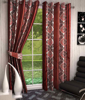 

Zesture 211 cm (7 ft) Polyester Door Curtain (Pack Of 2)(Printed, Multicolor)