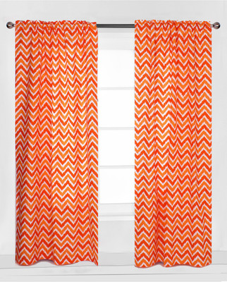 

Bacati 106.48 cm (3 ft) Cotton Window Curtain (Pack Of 2)(Geometric, Multicolor)