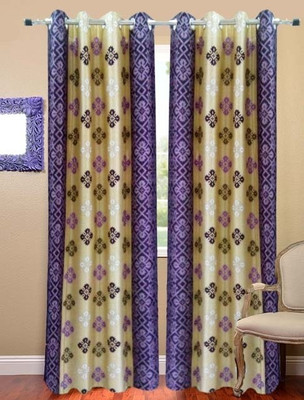 

Homefab India 244 cm (8 ft) Polyester Door Curtain Single Curtain(Solid, Purple)