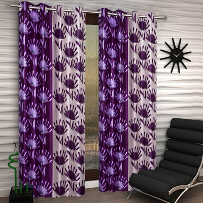 

IWS 212 cm (7 ft) Polyester Door Curtain (Pack Of 2)(Printed, Multicolor)